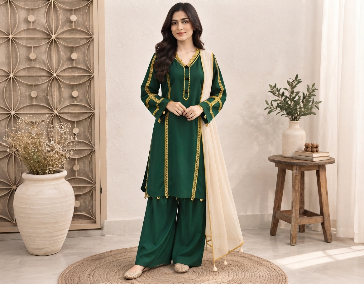 Dark Green Wholesale 3 Piece Suit Canada