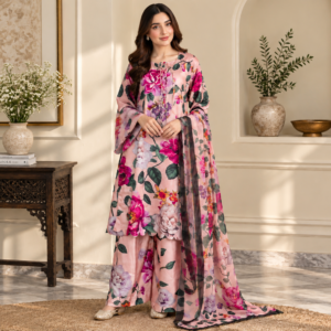 Soft Pink Pakistani Silk Suits Canada