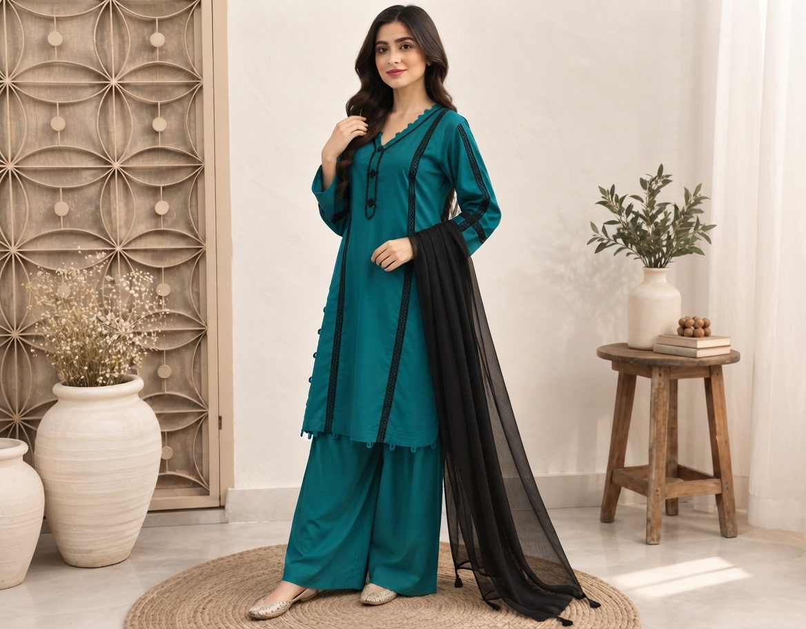 Teal Wholesale Three Piece Suit Canada