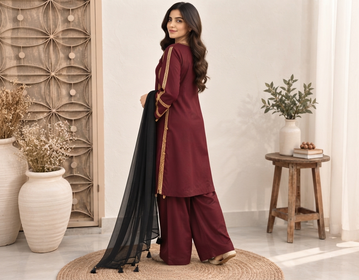 Maroon Wholesale 3 Piece Suit Canada