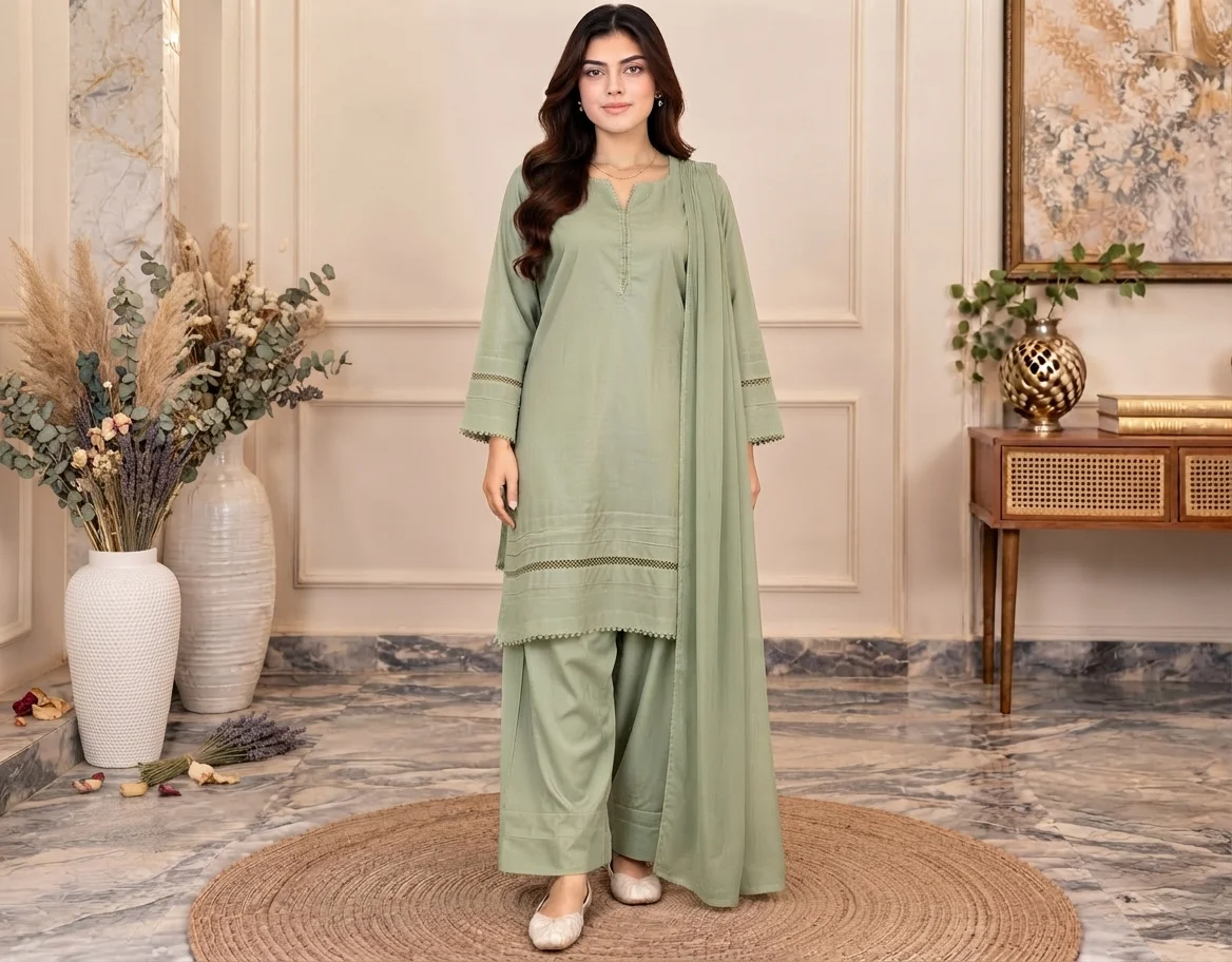 Saga Green3 Piece Suit Wholesale Canada