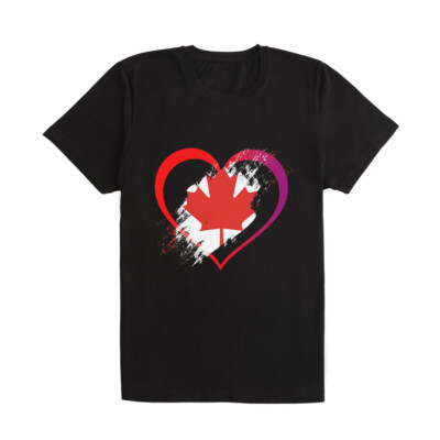 Black Canada Day T Shirt