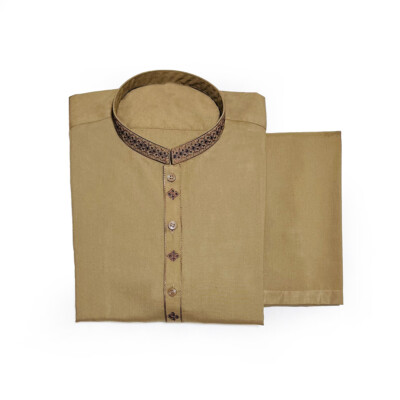 Dark Beige men pakistani clothes dallas