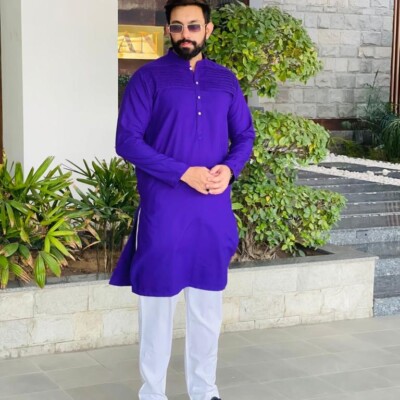 Purple mens pakistani clothes in new york