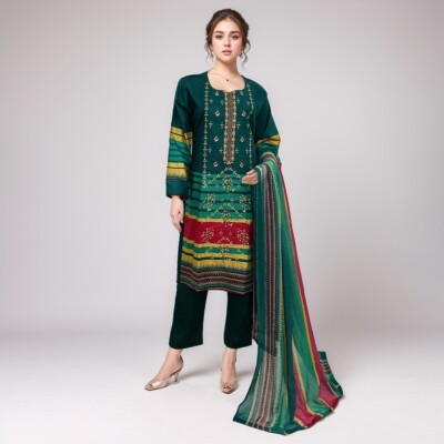 Aqua green 3pc ladies wholesale pakistani suits online in canada