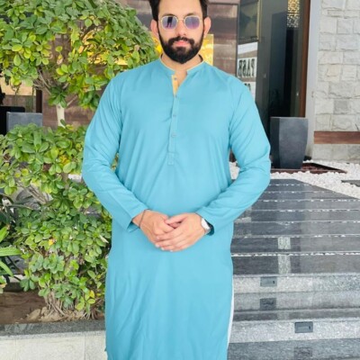 Light cyan mens pakistani salwar suit wholesale canada