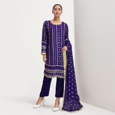 purple chiffon pakistani readymade suits wholesale canada
