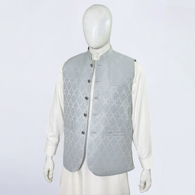 Light grey Party wear waistcoat for men canada