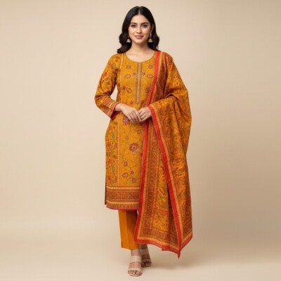Mustard dhanak Dhanak Wholesale Pakistani Suits usa