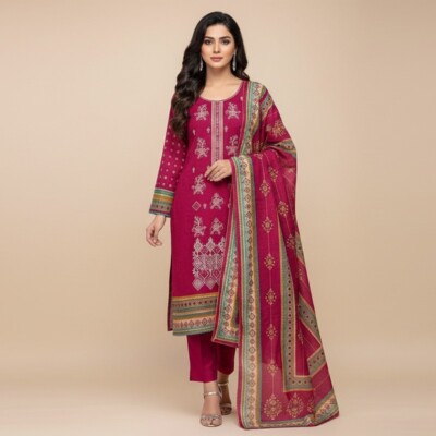 Red Dhanak Dhanak Wholesale Pakistani Suits usa
