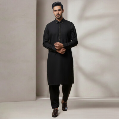 Mens black wholesale pakistani shalwar kameez canada