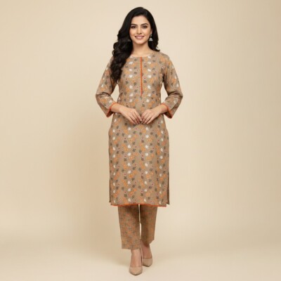 Mushroom Poly cotton Wholesale Pakistani Salwar Kameez canada