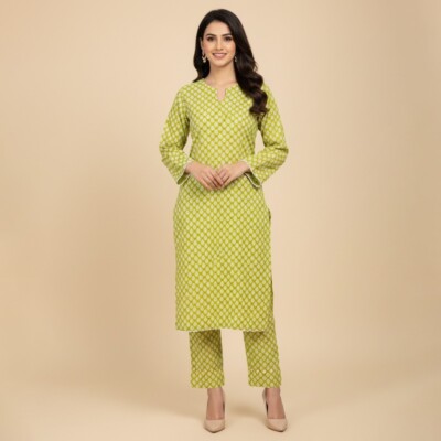 Olive green Poly cotton Wholesale Pakistani Salwar Kameez canada