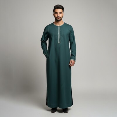 Beetle Green Men's Thobes Wholesale - USA & Canada