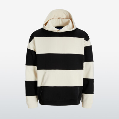 Black - Beige Wholesale Custom Hoodies