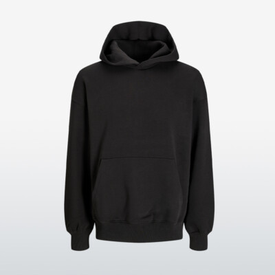 Black blank hoodies wholesale