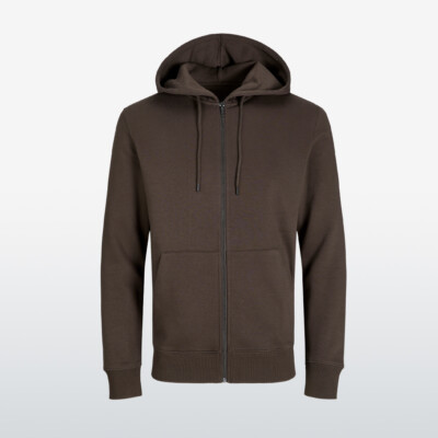 Brown wholesale blank hoodies