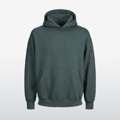 Forest green wholesale blank hoodies
