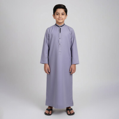Grey kids wholesale thobe