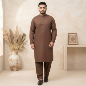 Brown Wholesale Plus Size Salwar Kameez USA