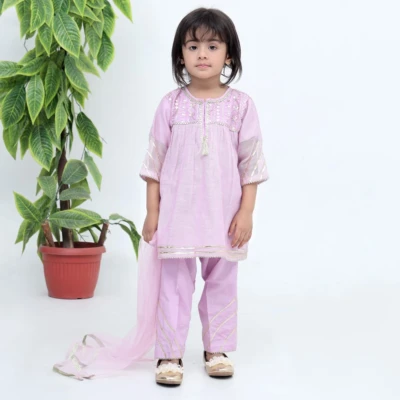 Elegant Lilac Girls fully stitched salwar suits wholesale