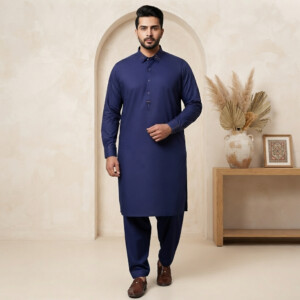 Navy Wholesale Plus Size Salwar Kameez USA
