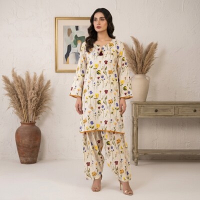 Off white wholesale fully stitched salwar suits