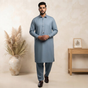 Slate grey Plus Size Salwar Kameez USA Supplier