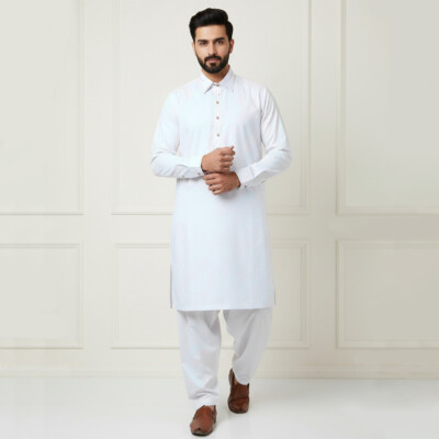 White Ready-fully stitched salwar suits wholesale